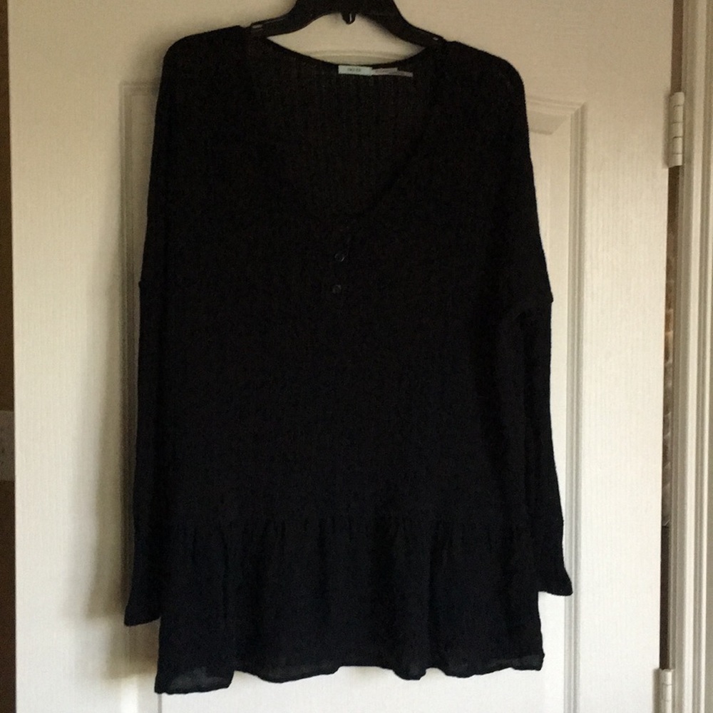 Kimchi Blue Black Tunic